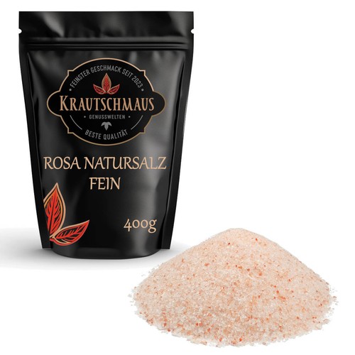 400g rosa natursalz - natursalz, fein