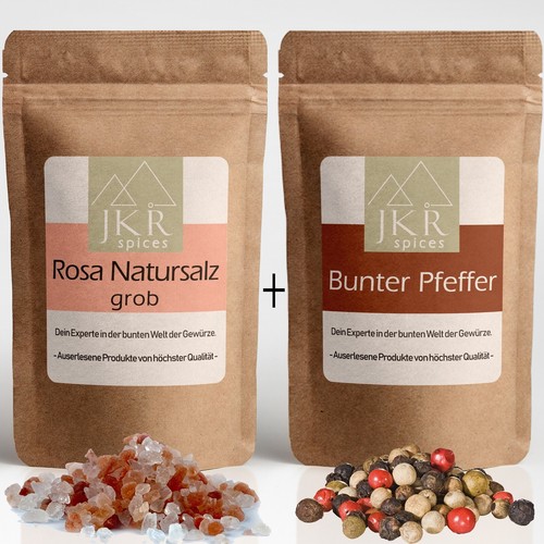 500g rosa natursalz grob - rosa,