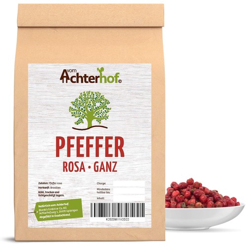 Pfeffer rot ganz 100 - g, rosa