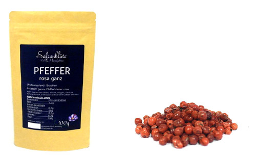 Rosa pfeffer ganze körner - ganze,
